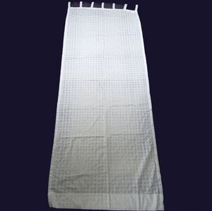 IKEA | white sheer dots curtain panels X4